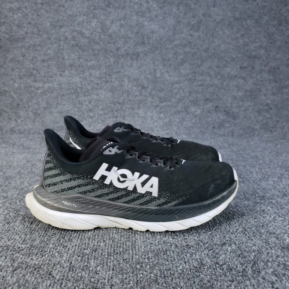 Hoka One One Mach 5 Shoe Women Size 8.5 Black Road Running Sneakers 1127894 BCST - Picture 1 of 16